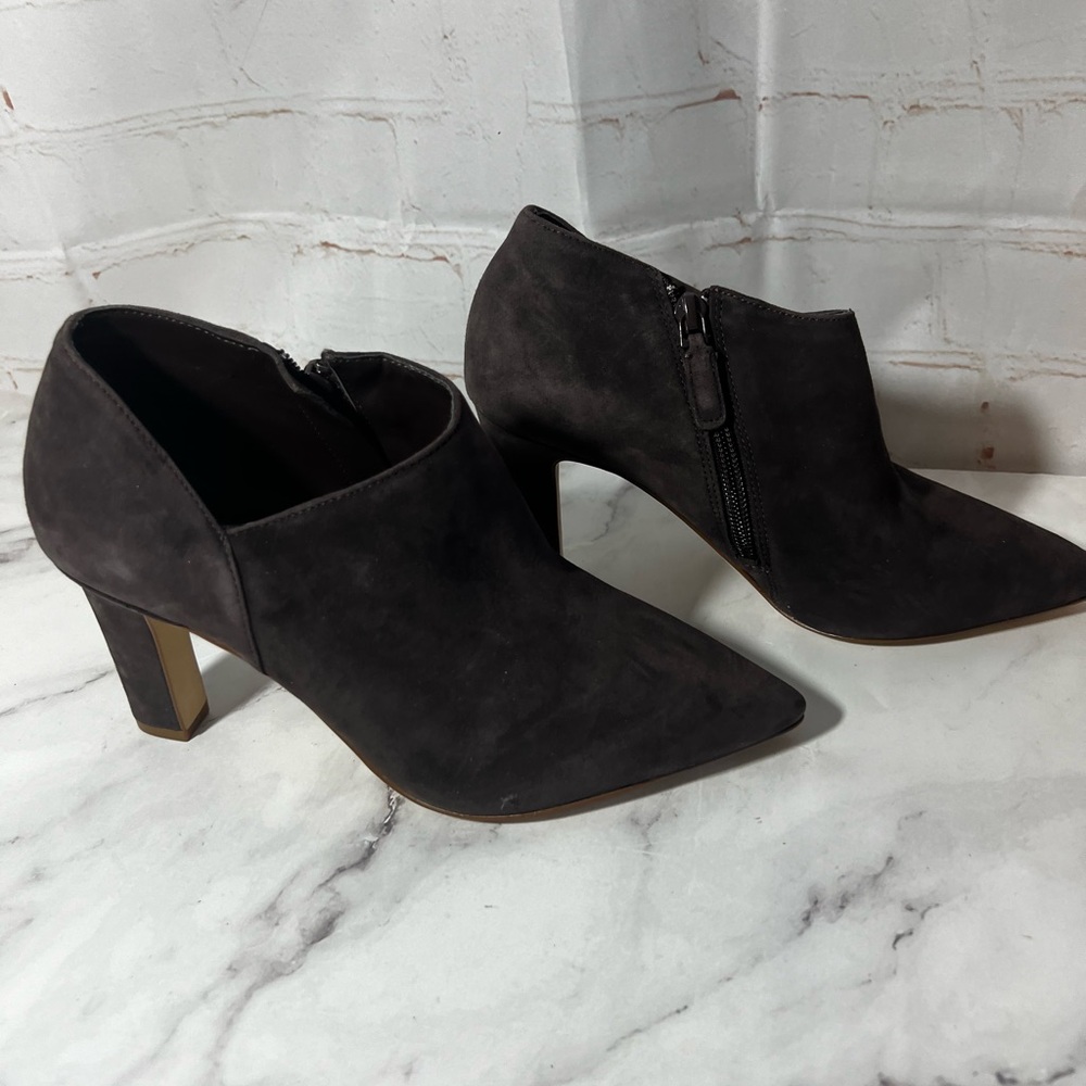New Cole Haan Vestry Suede Ankle Bootie - Picture 2 of 6